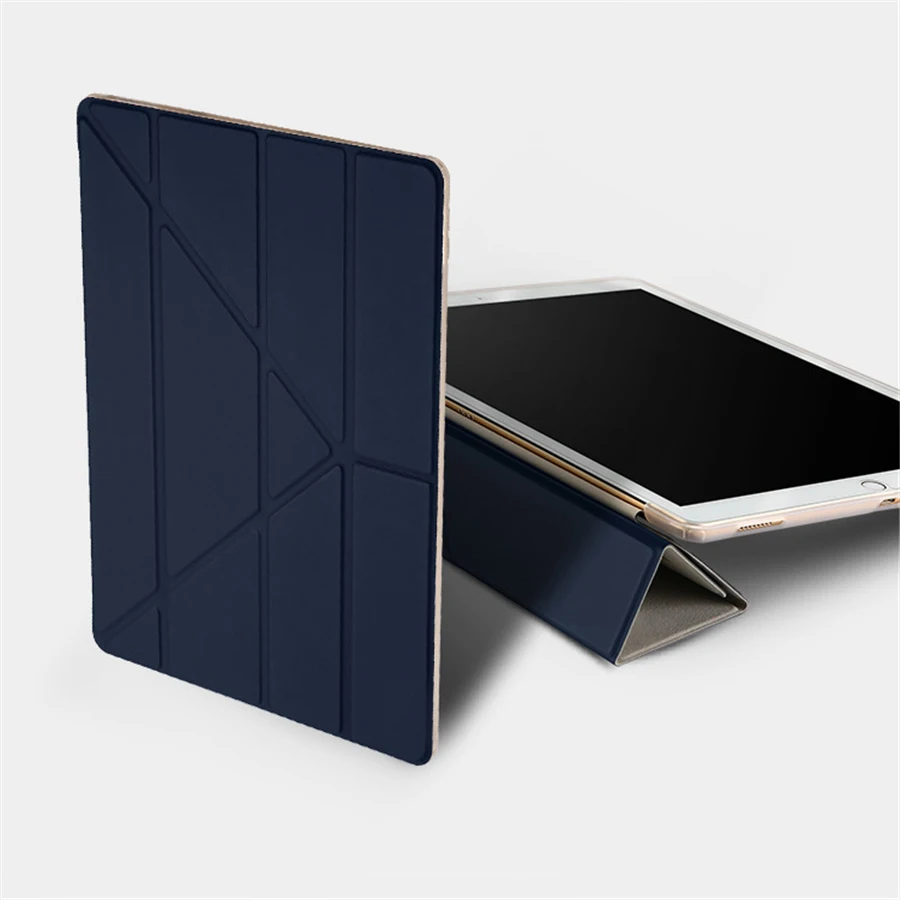 Кожа ультра тонкие Чехлы для Ipad Pro 10 5 12 9 Air2 Бизнес Стенд Крышка с автоматическим
