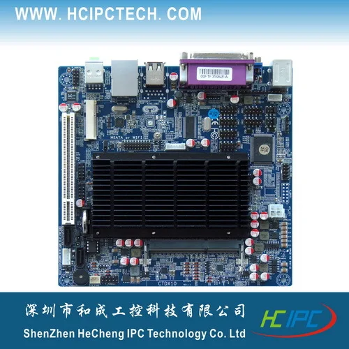 HCIPC M4231 4 HCM25J61B Atom D2550 Mini ITX материнская плата 6COM IR 1Mini PCIE 2SATA 8USB 1Giga LAN PCI VGA + HDMI.LPT 1DDR3