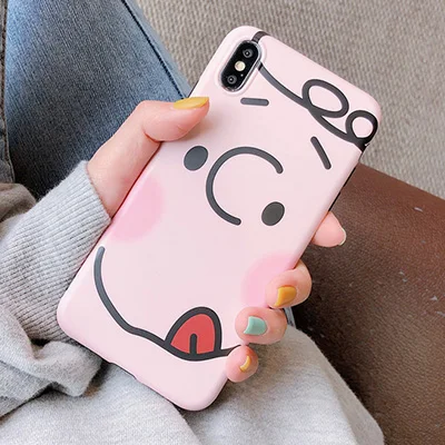 boy GlamPhoneCase милый мультфильм мальчик девочка чехол для iPhone X Xs Max XR 8 7 Простая мягкая задняя чехол для iPhone 8 7 6 6S Plus чехлы - Цвет: boy