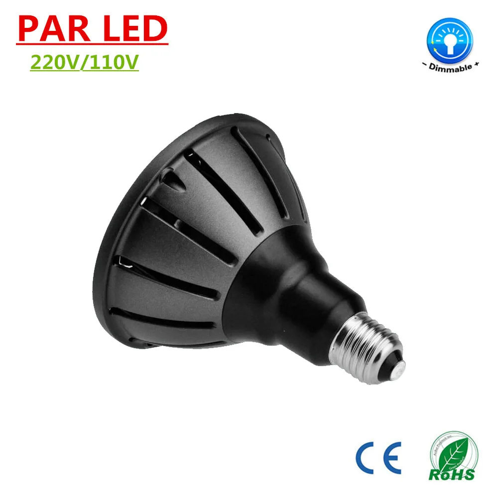 12 шт./лот Par38 20 Вт Led Cob холодный белый 5500 K/теплый 2700K 3000K LED лампа Par 38 для домашнего