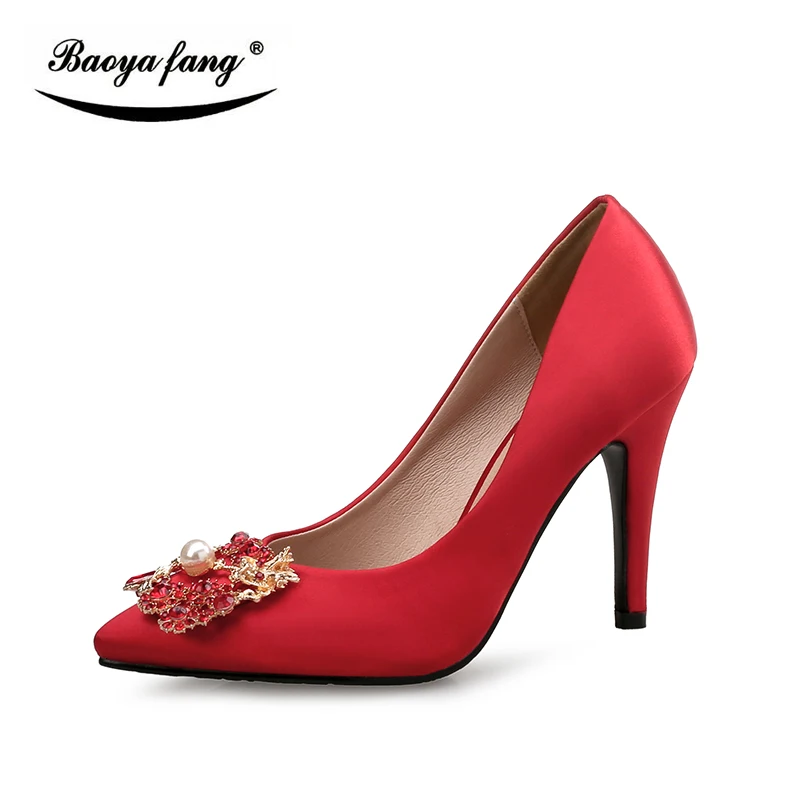 Новое поступление пикантные женские вечерние классические туфли свадебные для