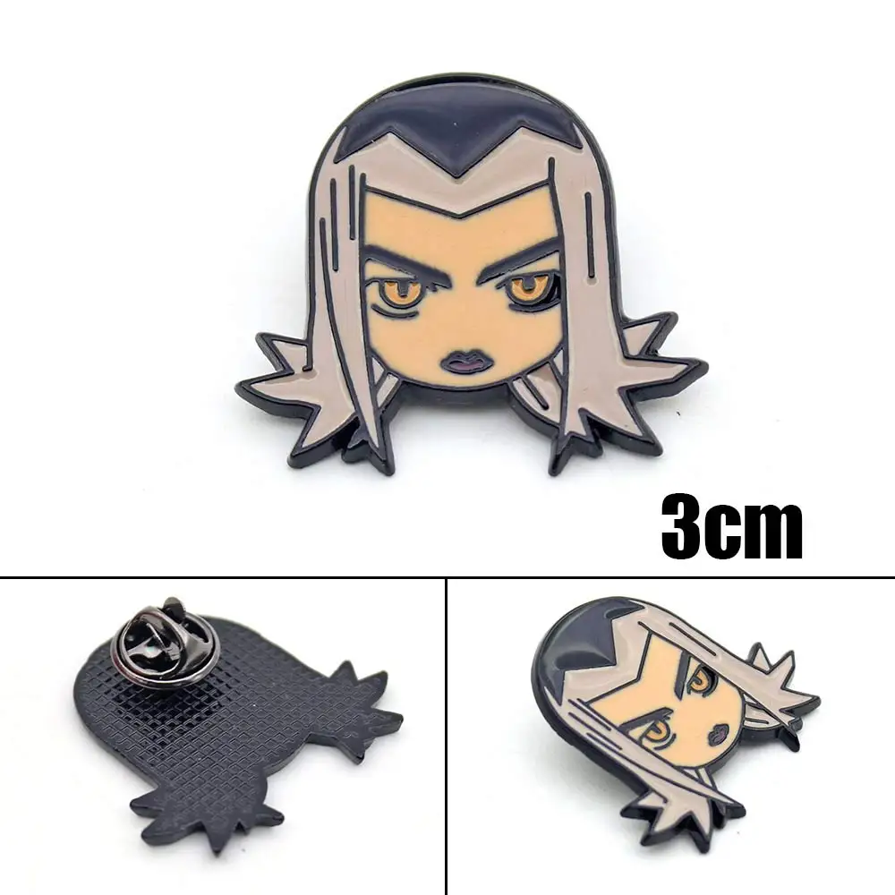 Jo невероятное приключение значок Леоне Abbacchio Giorno Giovanna Сьерра нержавеющая сталь