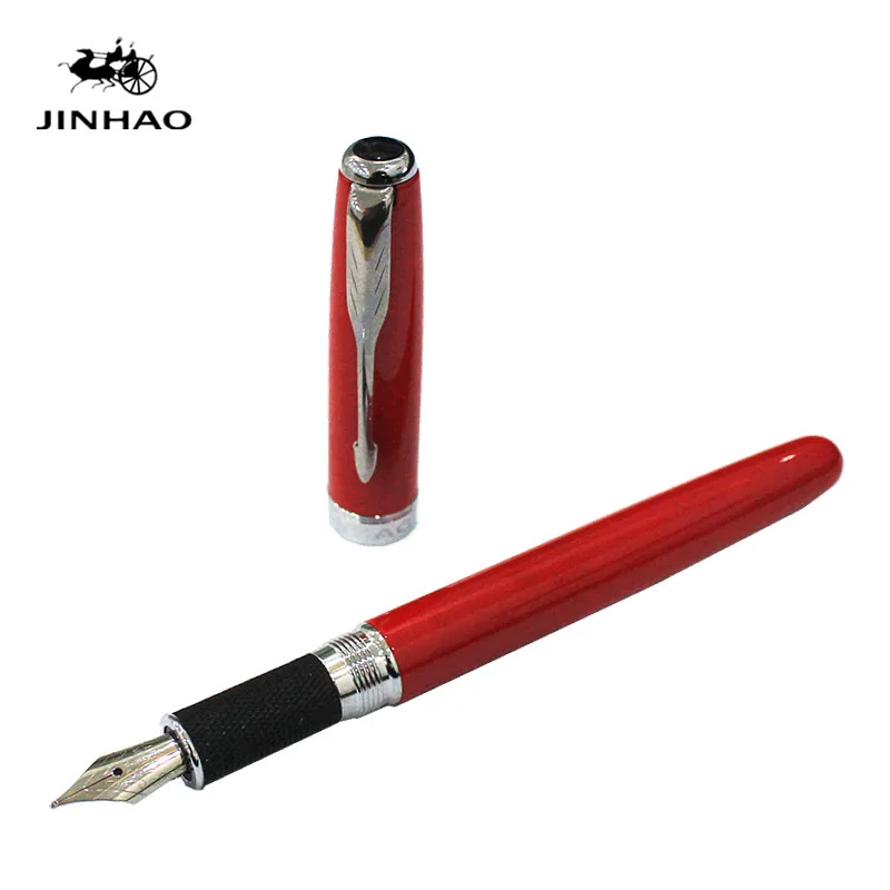 JINHAO 601 бизнес 6 цветов на выбор перьевая ручка со средним наконечником и иридиевым