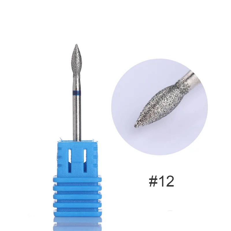 Pattern 12 1 шт. насадки для ногтей сверла шлифовальные пилки для электрических шлифовальных пилок для ногтей электрические маникюрные сверла аксессуары для ногтей - Цвет: Pattern 12