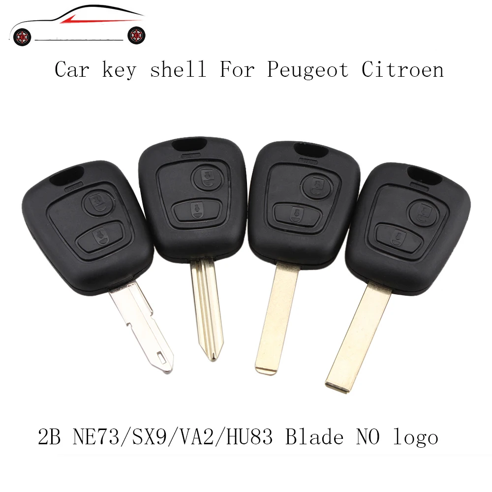 GORBIN 2 кнопки дистанционный ключ брелок от машины чехол для peugeot Citroen PARTNER HU83/VA2/NE73/SX9