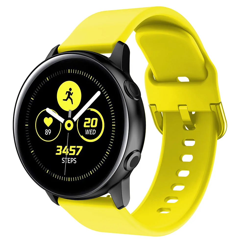 Силиконовый сменный ремешок 20 мм для Garmin Vivoactive 3/Forerunner 645 /245 смарт браслет Samsung Galaxy
