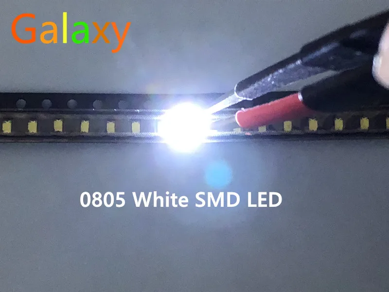 0805 smd led красный желтый зеленый белый синий оранжевый светодиод