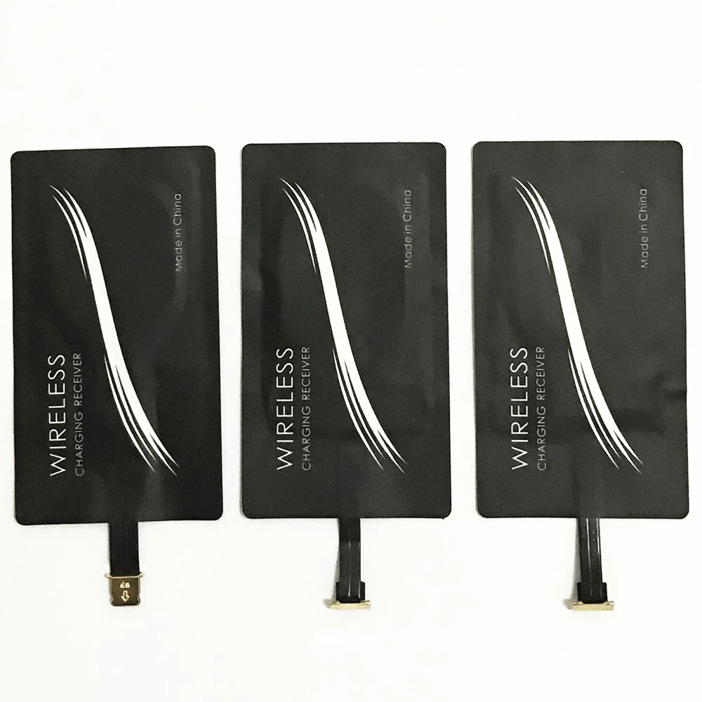 Qi беспроводной мобильный телефон приемник для зарядки чип карта iPhone 5 6 6s 7 Plus Micro