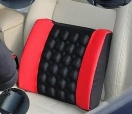 Электрическая Массажная подушка для опоры поясницы путешествий сидение офиса