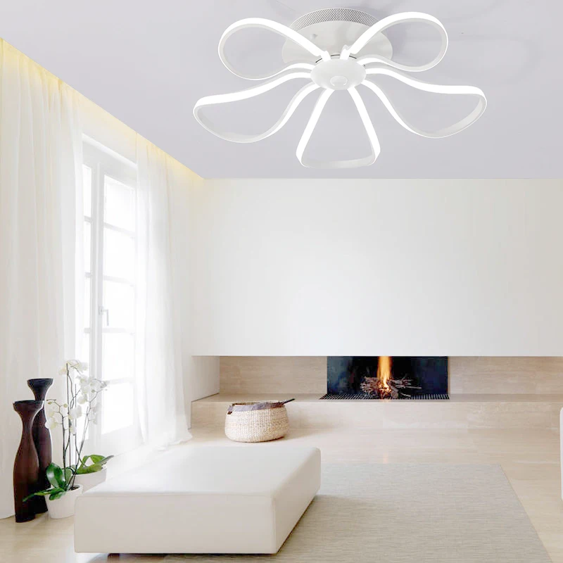 Wantye современный потолочный светильник для Спальня гостиной dimmable Алюминий с