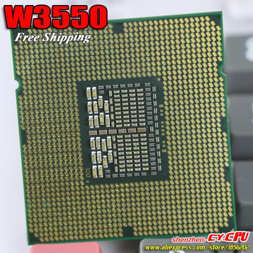 Intel Xeon W3550 CPU processor /3.06GHz /LGA1366/8MB L3 Cache/Quad-Core/ server Free Shipping there are sell X 5560 | Компьютеры и