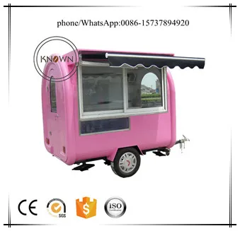 Грузовик для еды Airstream из нержавеющей стали, прицеп для еды стандарта ЕС