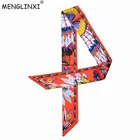 2021 новый роскошный брендовый женский маленький шелковый шарф с принтом, стильный шарф с перьями, модная повязка на голову, сумка с ручкой, длинные шарфы с лентой