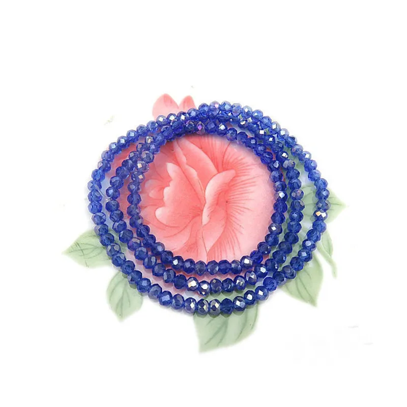 Для женщин ювелирные изделия Многослойные искусственного кристалла женские