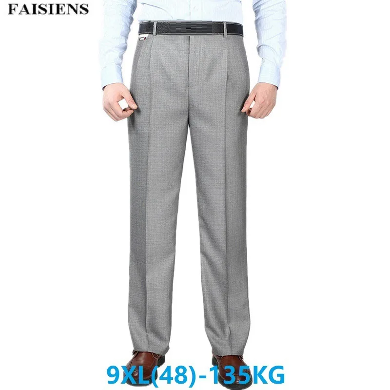 FAISIENS для мужчин 7XL 8XL 9XL костюм брюки большой размер 44 46 48 42 осень лето свободные