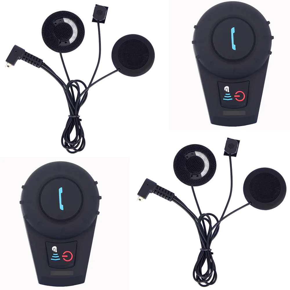 

2 PCS Soft Earphone&Clip Accessory for FDC-VB BT Interfone Bluetooth Motorcycle Interphone Helmet Headset