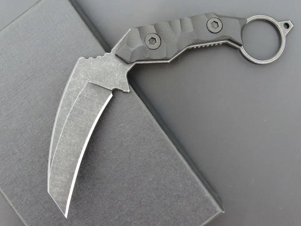 Фото Eafengrow C1693 Fixed Blade Knife Counter Strike CS GO Tactical Claw Neck Self Defense Hunting Survival EDC Tools Инструменты Eafengrow C1693 Fixed Blade Knife Counter Strike CS GO Tactical Claw Neck Self Defense Hunting Survival EDC Tools Инструменты