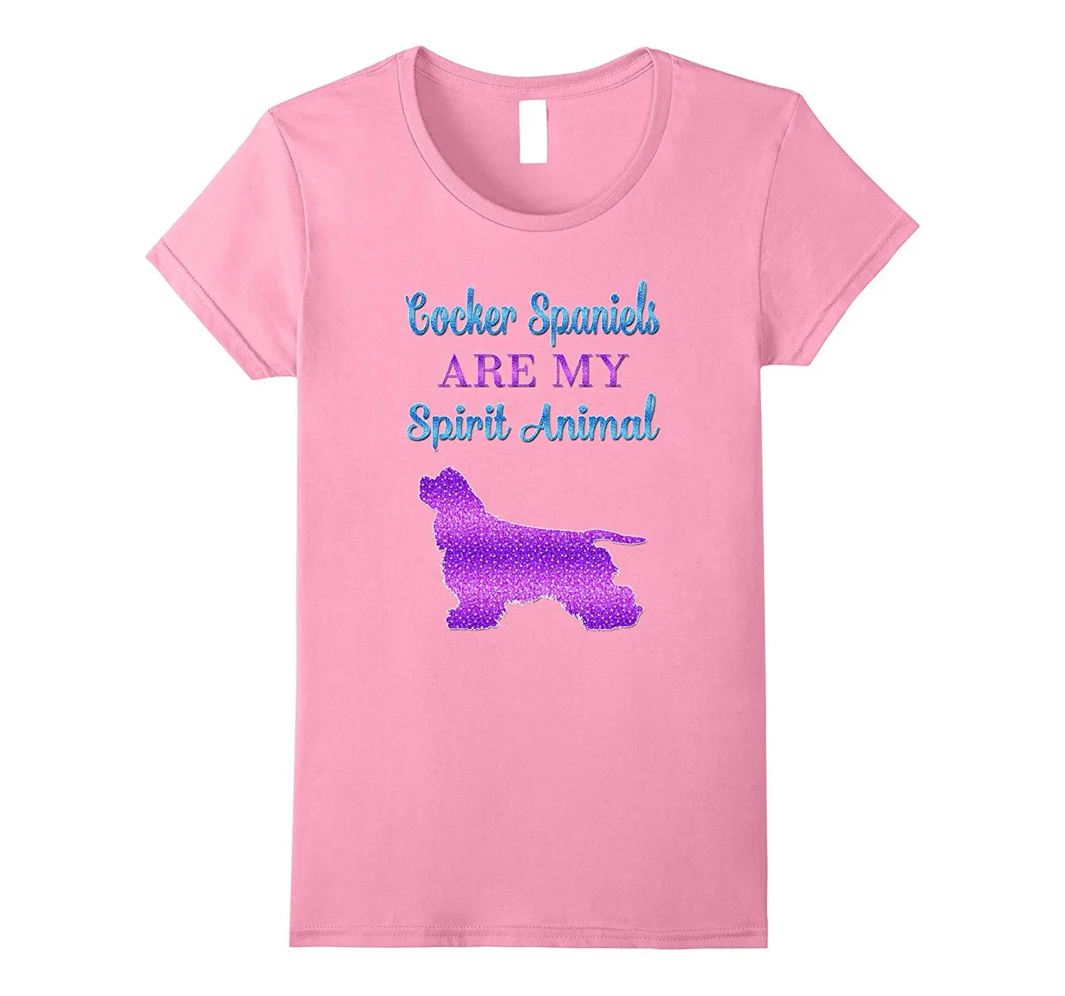 Cocker Spaniels Is My Spirit футболка с изображением животного размера плюс S-Xl Бесплатная