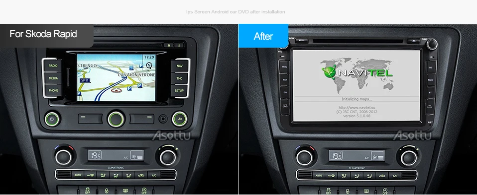 Автомобильный dvd-плеер Asottu KCDZ8071 2G+ 32GB 1024*600 для skoda VW POLO GOLF 5 6 PASSAT CC JETTA TIGUAN TOURAN Fabia Caddy gps palyer