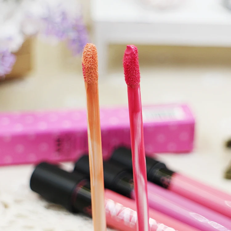 Водостойкий стойкий блеск для губ Романтический медведь Косметика Матовые