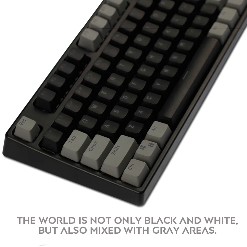 104 ключей в Майями PBT с подсветкой Keycap серый черный Чехлы для клавиш ANSI макет OEM профиль для вишни механическая клавиатура MX