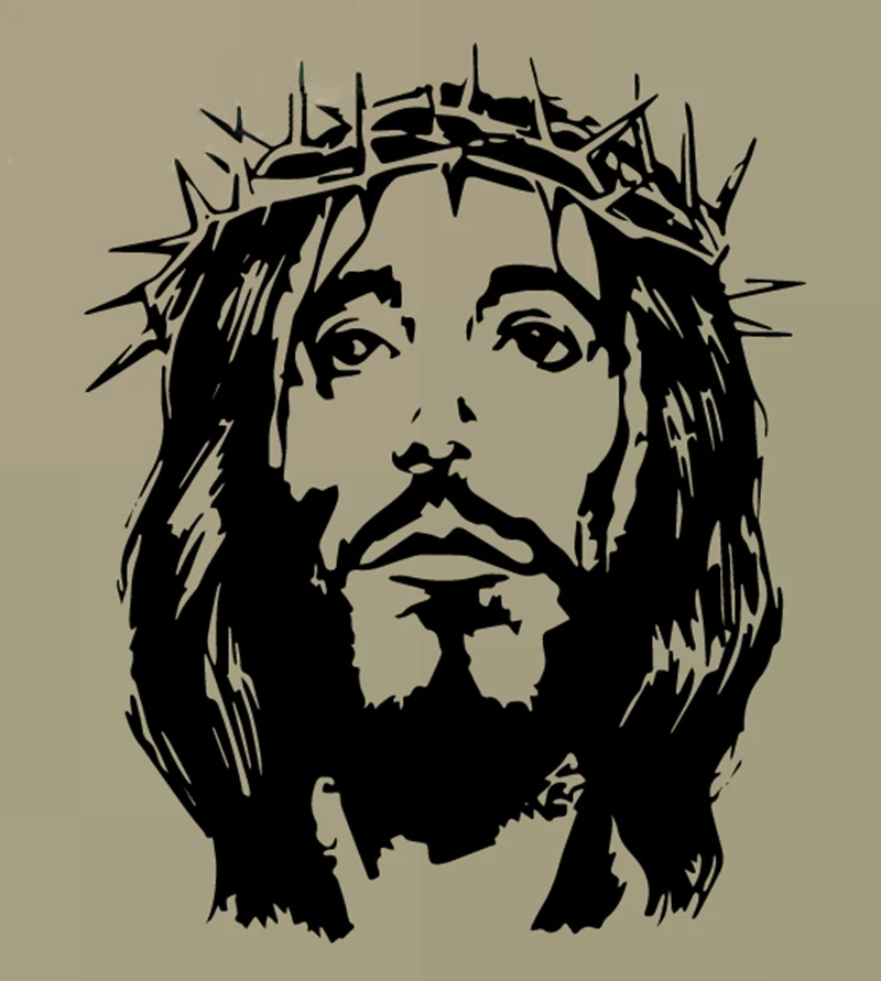 Христианские религиозные виниловые наклейки на стену Сын Бога Иисус настенные