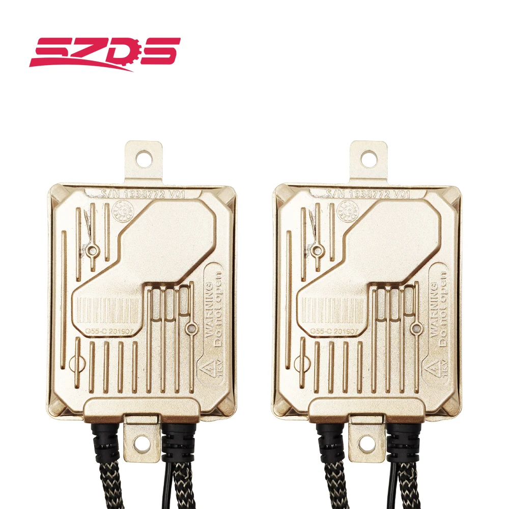 SZDS 12V hid xenon ballast 55w head lamps fog lamp projector lens decoder ignition block replacement bulbs fast start | Автомобили и