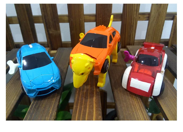 Новые детские заводные игрушки автоматическая заводная машинка-трансформер автомобиль мультфильм собака деформируемые игрушки Дети Смешные автомобили подарки