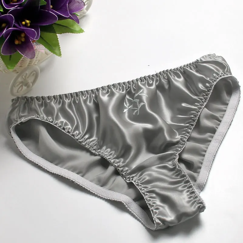 Шелковые женские трусы большие размеры 6 шт./лот|silk panties|panties silkpanties free shipping |