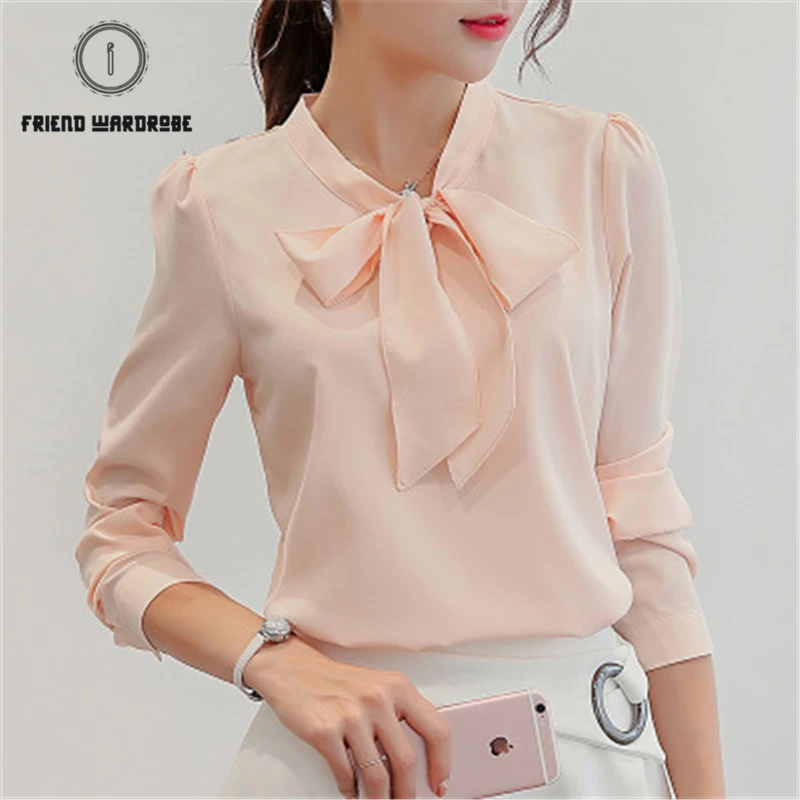 Summer 2019 New Fashion Women TShirt Harajuku Kawaii Long Sleeve T Shirt Chiffon White And Pink Sexy Friends Top | Женская одежда