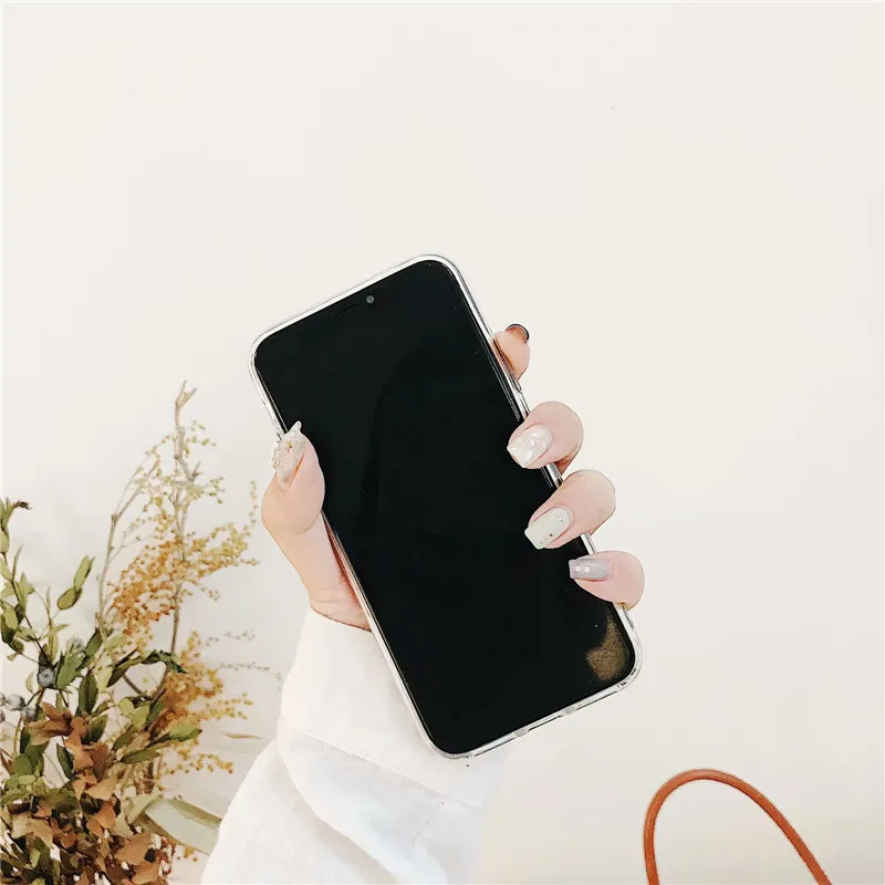 DISCASE Забавный мультфильм пара чехол для телефона iphone XS MAX XR 7 8 6 6s plus X прозрачный