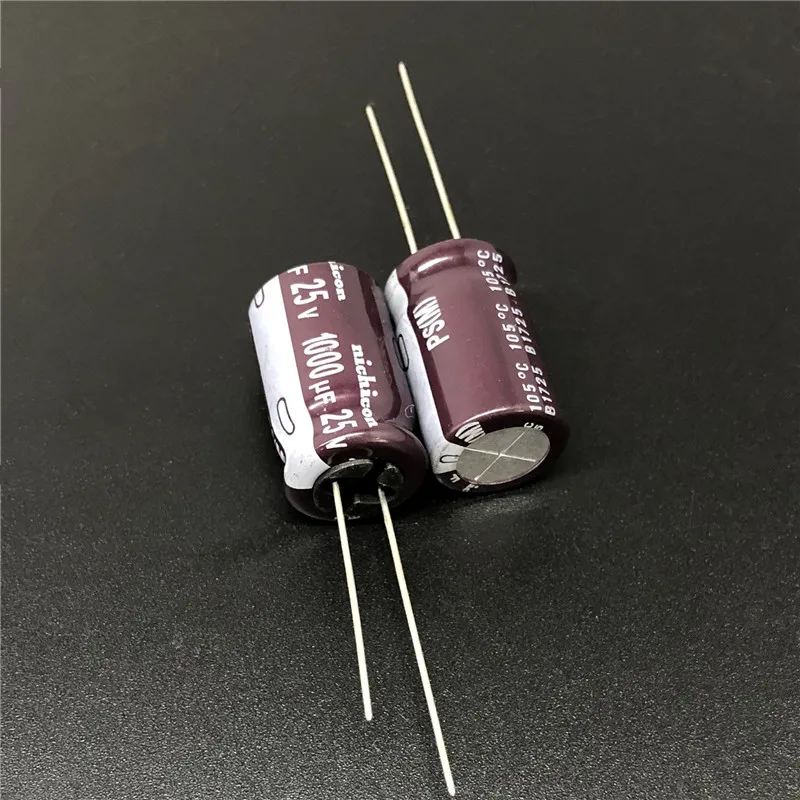 5 шт./50 шт. 1000 мкФ 25В NICHICON PS серия 12,5x20 мм низкое сопротивление 25v1000мкф алюминиевый электролитический конденсатор