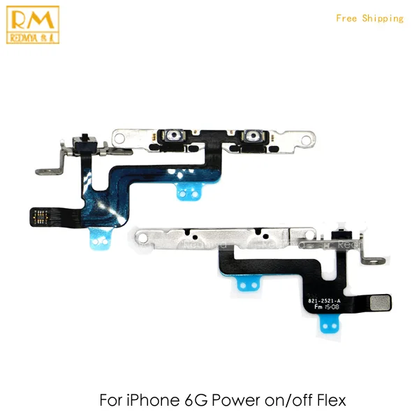 DHL Оригинал 100 шт./лот для iPhone 6G 6 плюс S Мощность на Off кнопка swtich Сбоку клавишу