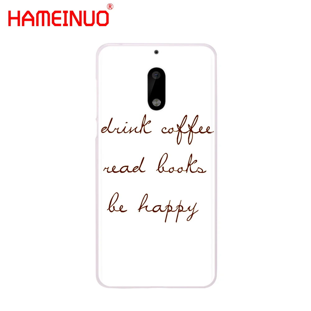 HAMEINUO чехол для телефона с принтом книги и кофе Nokia 9 8 7 6 5 3 Lumia 640 640XL 2018|Бамперы| |