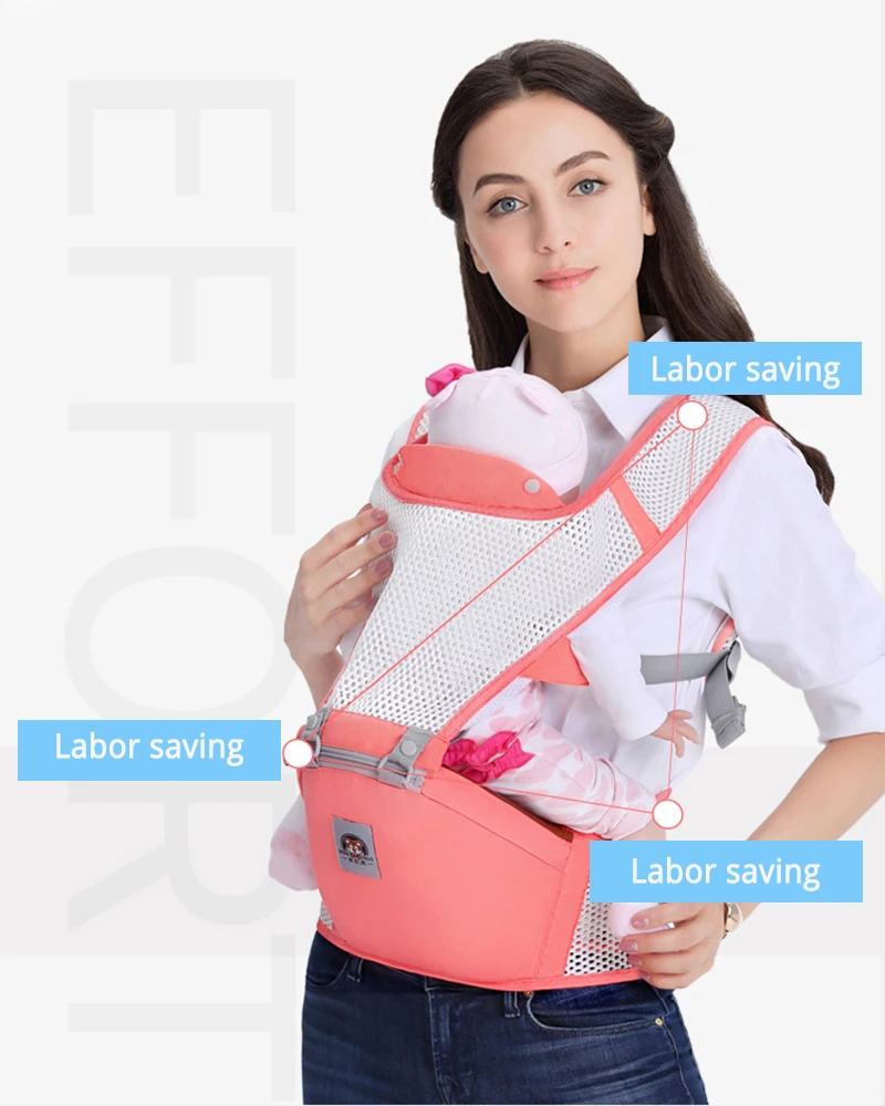 Honeylulu дышащая летняя детская переноска Хипсит(пояс для ношения ребенка) слинг для новорожденных кенгуру для ребенка Ergoryukzak Детский рюкзак Хипсит