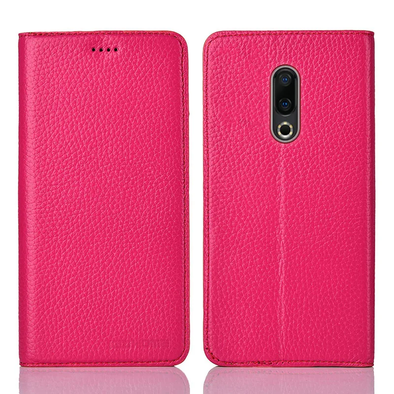 Для Meizu 16 16th чехол KEZiHOME личи Натуральная кожа флип Стенд кожаный чехол Капа для Meizu 16 чехол для телефона s