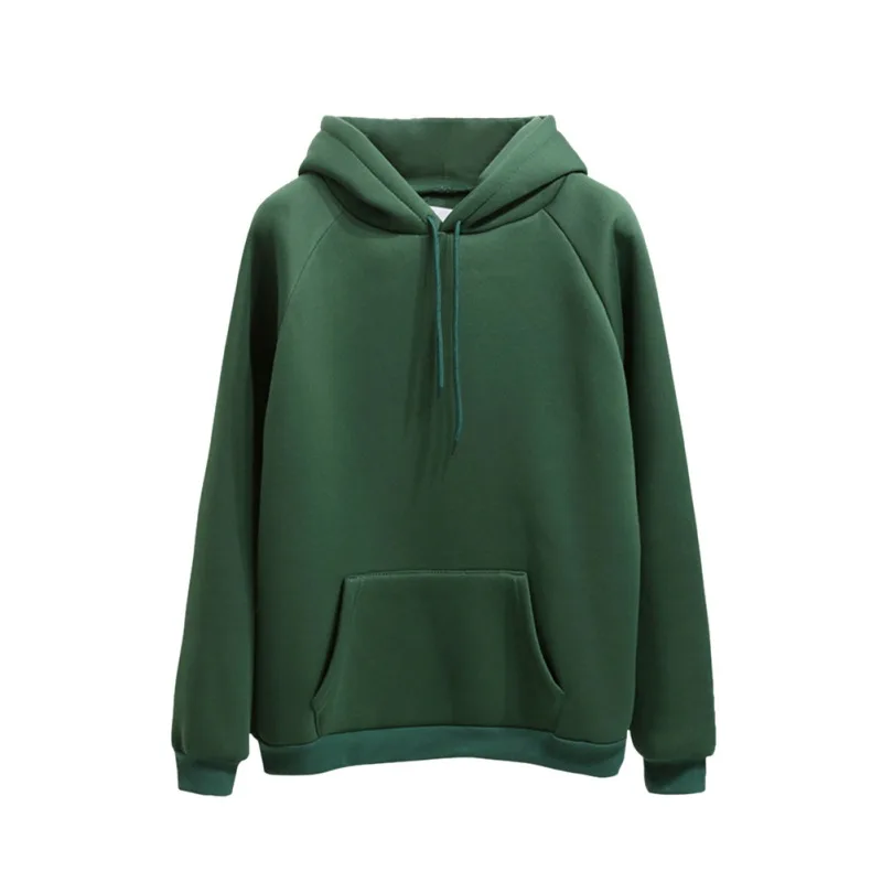 2018 New Casual Pocket Long Sleeves Pullovers Harajuku Thicken Hoodies Women Sweatshirt Feminino Winter Clothes Autumn | Женская одежда