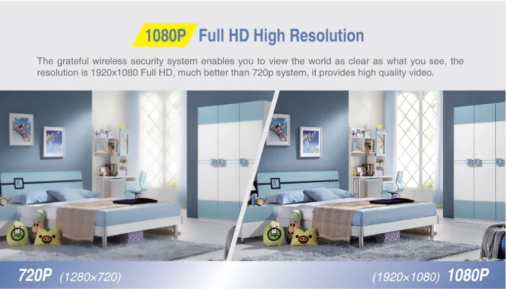 Тонтон 1080P Аудио Запись 1 ТБ HD камеры безопасности Камера Беспроводной CCTV NVR Kit 2MP открытый WI-FI Камера 4CH NVR PIR Сенсор CCTV Системы