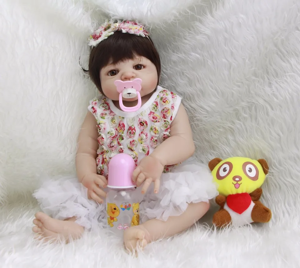 23 &quotполностью силиконовая кукла Reborn Girl Реалистичная ручной работы