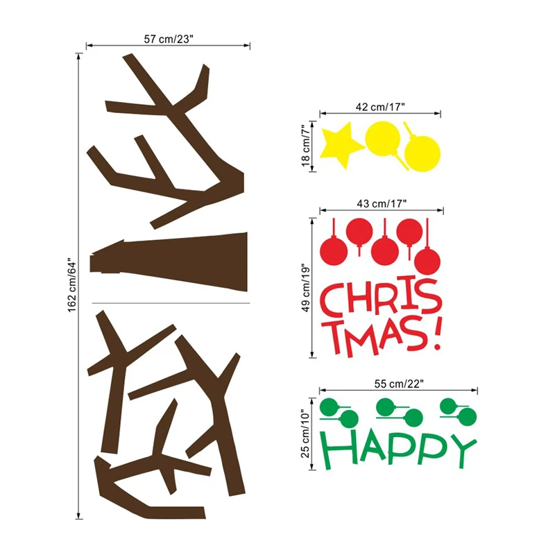 2017 новый Новогоднее Украшение Новый Год большая Рождественская елка гостиная