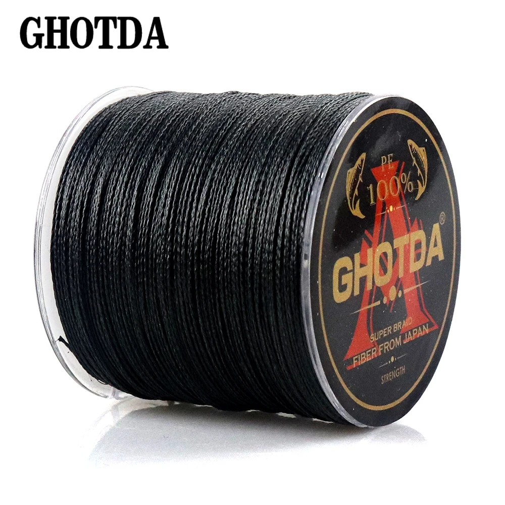 GHOTDA 300 м японская многонитевая ПЭ 100% полиэтиленовая плетеная рыболовная леска 10 12
