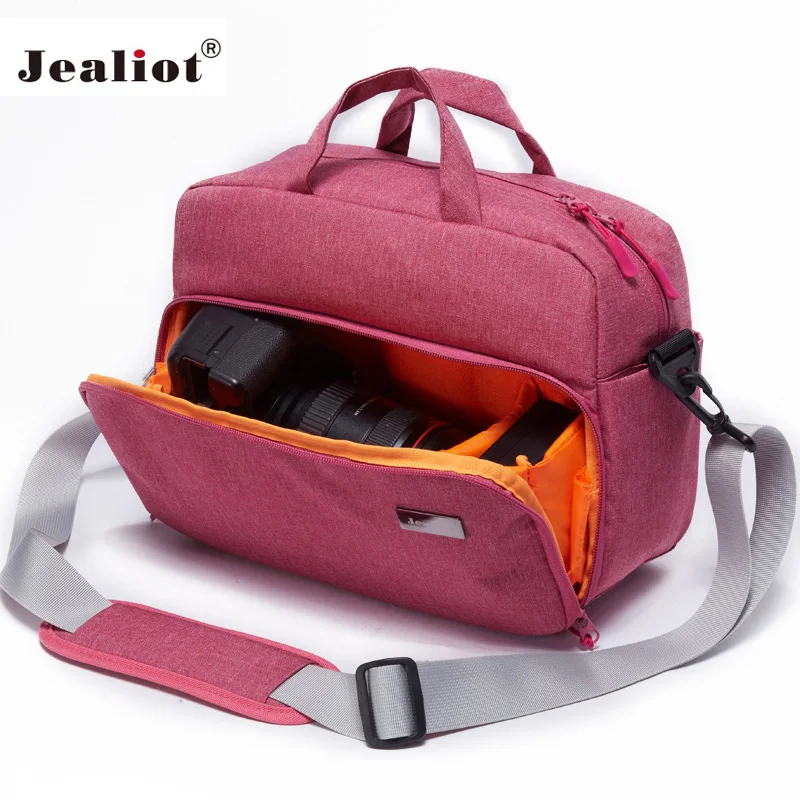 Jealiot DSLR SLR сумка для камеры Сумка для путешествий сумка для фото чехол для объектива цифровой камеры для женщин и мужчин водонепроницаемый для Canon