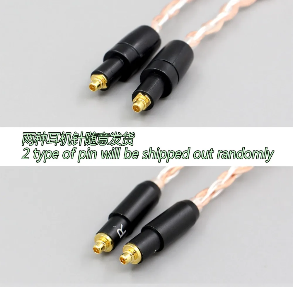 LN005835 2,5 мм 3,5 мм XLR 4,4 мм TRRS сбалансированный 16 ядерный OCC Серебряный смешанный кабель для наушников для Shure SRH1540 SRH1840 SRH1440