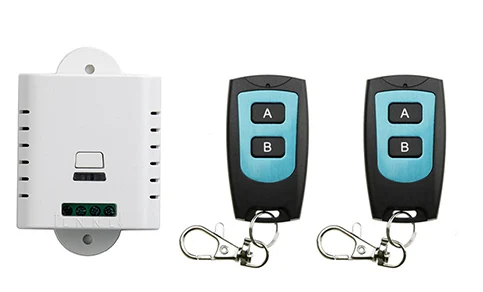Пульт дистанционного управления, 85 в, 110 В, 120 В, 220 В, 250 В, 1 канал, радиочастотный, 315 МГц, 433 МГц, 2 передатчика + 1 приемник