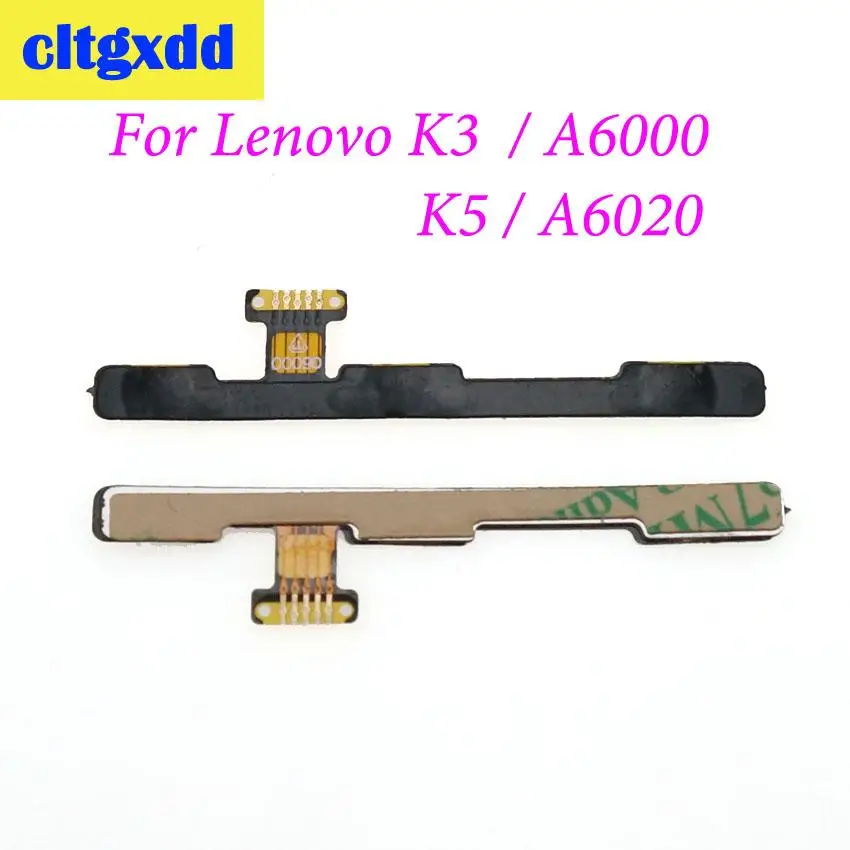 cltgxdd Power on off Volume up down Switch Key Button flex cable For Lenovo Vibe A6000 K3 Note A7000 K4 Note A7010 K5 A6020
