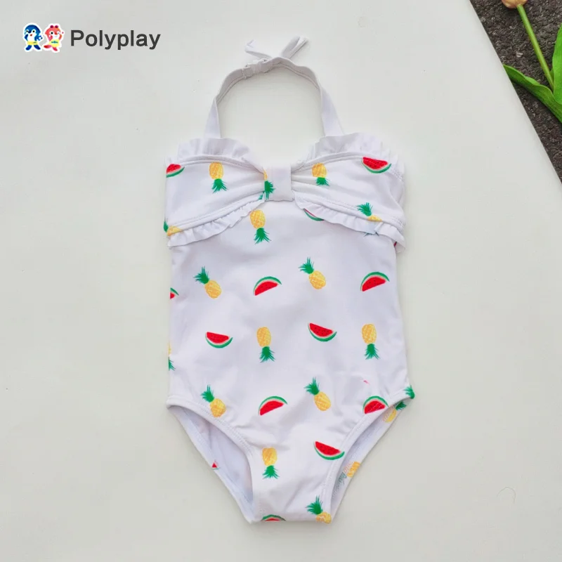 Цельный купальник с принтом для маленьких девочек 0-2 лет | Мать и ребенок