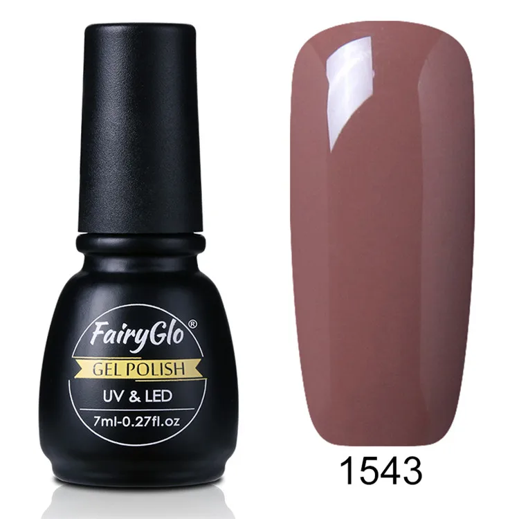1543 FairyGl, 7 мл, чистый цвет, Гель-лак, УФ-гель для ногтей, впитывающая краска, Гель-лак, Полупостоянный Гибридный лак, лаковый лак, эмаль - Цвет: 1543