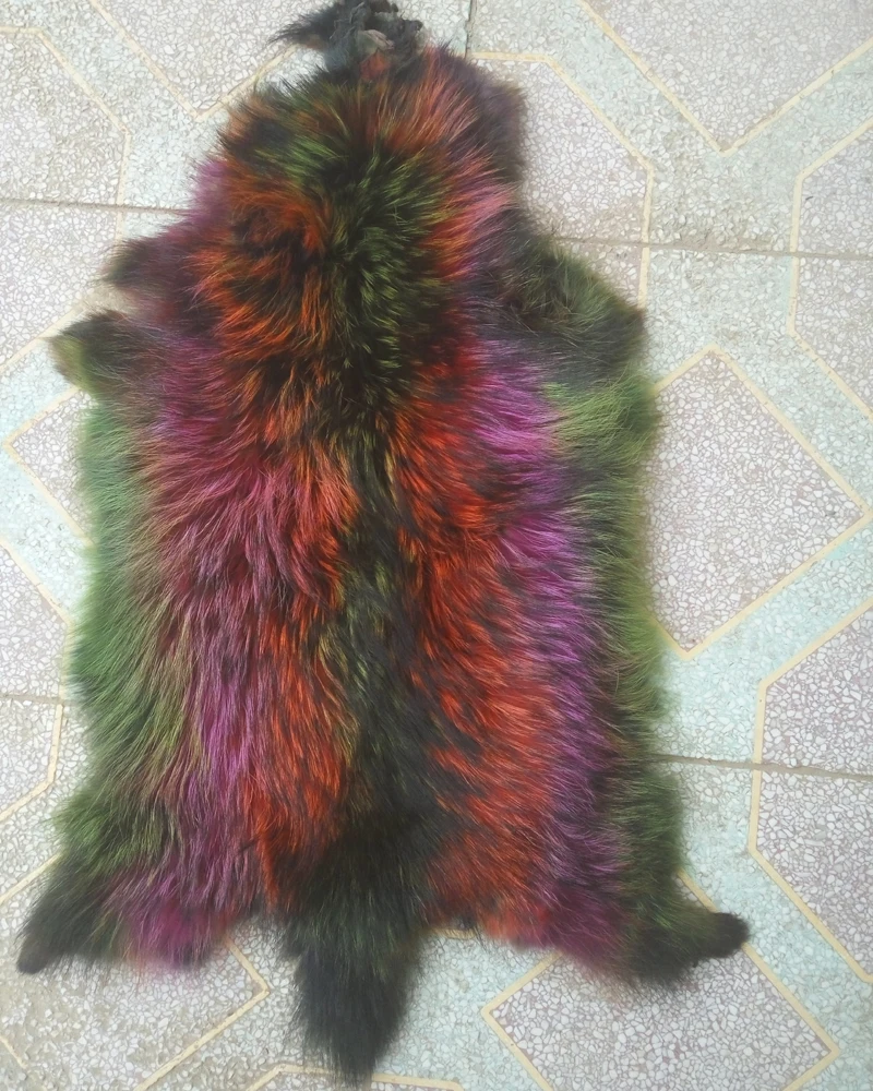 Роскошные добавит пикантности с мехом енота натуральный мех енот меховые шкурки