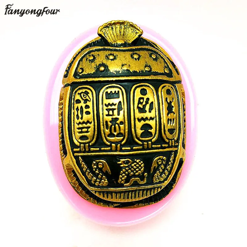 Античный Египетский амулет Scarab силиконовая форма мыло сахар кухонные