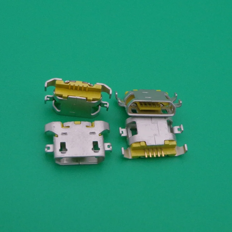 10 шт./лот новый micro USB разъем зарядный порт Запасные детали для Lenovo A670 S650 S720 S820 S658T